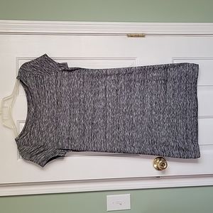 Ann Taylor Loft T-shirt dress in dark gray. Sz Med.